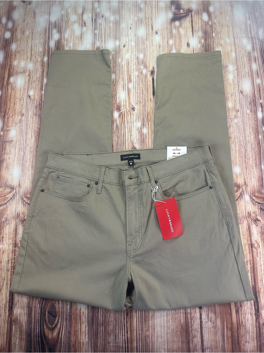 NWT LUCKY BRAND  121 SLIM STRAIGHT MEN’S 
PEANTS SIZE 38X34